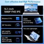 FUNYET Laptop Computer, Gaming Laptops 2026, 14 Inch Lap Top PC Windows 11 Pro, 16GB RAM 512GB SSD, Intel N5095 Processor(up to 2.9 GHz), Office 365, for Business and Students, 2-Year Warranty - Image 3
