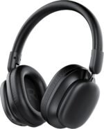 Bluetooth Headphones Over Ear, 75H Playtime Wireless Headphones with Microphone, Foldable Lightweight Headset with 3 EQ Modes, 3D Stereo Sound Low Latency for Travel Work Cellphone
