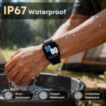 Smart Watch for Men, 120+ Sports Modes Smartwatch with 1.83" HD Touchsreen, Sleep Monitor, IP67 Waterproof, Bluetooth Call & Music Control Fitness Watch for iPhone/Android Black - Image 4