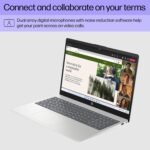 HP 15.6 inch Laptop, HD Touchscreen Display, AMD Ryzen 3 7320U, 8 GB RAM, 256 GB SSD, AMD Radeon Graphics, Windows 11 Home, Natural Silver, 15-fc0399nr - Image 3
