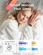 Smart Watches for Women,1.85" HD Smartwatch Fitness Trackers, with 2 Bands | 100+ Sports Mode/1000mAh Battery/Compatible iPhone or Android/Heart Rate/Sleep/Health Monitor/Answer/Make Call - Image 5