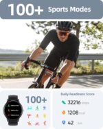 Parsonver Smart Watch for Men Women(Answer/Make Calls), HD Screen Fitness Tracker IP68 Waterproof 100+ Sport Modes, Heart Rate Sleep Monitor, Pedometer, Smartwatch for Android Phones/iPhone Compatible - Image 4