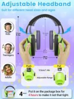 Dr.meter Ear Muffs for Noise Reduction: 27.4SNR Noise Cancelling Headphones for Kids Adults, EM100 Adjustable Hearing Protection Earmuffs for Monster Jam, Autism Sensory, Concerts, Fireworks - Image 5