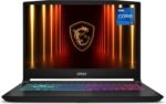 msi Katana 15 HX Gaming Laptop - 15.6" QHD 165Hz Display, Intel Core i7-14650HX, NVIDIA GeForce RTX 5060, 16GB DDR5, 1TB NVMe SSD, Wi-Fi 6E, RGB Keyboard, Windows 11 (B14WFK-810US)