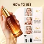 Retinol Collagen Serum for Face: Anti Aging &Anti Wrinkle Repair Peptide Serum with Hyaluronic Acid Boost Hydration-Day/Night Facial Firming Lifting Neck Skin Care for Women/Men(1.70 Fl Oz) - Image 8
