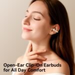 Open Ear Clip on Earbuds Bluetooth Headphones Wireless Ear Buds | Bluetooth 5.4 LED Digital Display IPX5 Waterproof HiFi Stereo 36H Playtime Comfortable Lightweight - Image 3