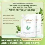 Tgideas Rosemary Amino Acid Shampoo, Hair Growth Shampoo for Thinning Hair Women and Men Hair Loss, Zinc PCA Thicken & Strengthen Scalp with Hydrolyzed Silk 8.45 fl.oz - 2 Packs - Image 2