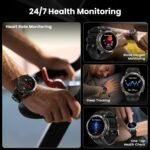KOSPET Tank T4 Rugged Smart Watch for Men, GPS & Offline Maps, Full Stainless Steel, 10ATM Waterproof 45m Freediving, 180+ Sports Modes, 15-Day Battery, Bluetooth Calls, Heart Rate & Sleep Monitor - Image 6