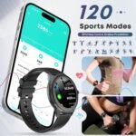 Smart Watch for Men, 1.39" HD Touchscreen Smartwatch with 120 Sports Modes, Alexa Built-in, Heart Rate/Sleep Monitor, Bluetooth Call & Music Control Fitness Watch for iPhone/Android - Image 4