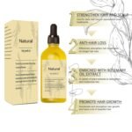 Vegan Natural Hair Growth Oil, 2 PCS Rosemary Oil for Hair Growth Organic, Hair for Dry Damaged Hair and Growth - Image 2