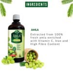 Dabur Amla Juice - Rich Sources of Vitamin C - 100% Ayurvedic Health Juice - 1Ltr - Image 3