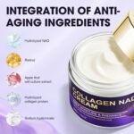 NAD Cream with Collagen & Retinol Anti Aging Face Moisturizer, Hyaluronic Acid, Day & Night Cream, For Wrinkles, Firming & Smoothing, For Dry, Crepey Skin 1.76 oz - Image 5