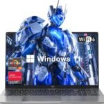 Light Gaming Laptop, ΑΜD Ryzen 7 5700U(8C/16T, Up to 4.3GHz), 16GB RAM 512GB NVMe SSD, WiFi 6, BT5.2, 2026 Laptop Computer, 15.6 Inch Laptop, Numeric KB, HDMI Type-C USB 3.2 Multitasking Laptop
