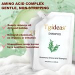 Tgideas Rosemary Amino Acid Shampoo, Hair Growth Shampoo for Thinning Hair Women and Men Hair Loss, Zinc PCA Thicken & Strengthen Scalp with Hydrolyzed Silk 8.45 fl.oz - 2 Packs - Image 3