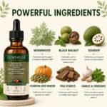 Lumvelle Wild Harvested Wormwood Drops, 7 Natural Ingredients Herbal Extract Supplement, Supports Digestive Balance & Gut Wellness, Reduce Bloating & Detox, Boost Vitality & Immune, Alcohol-Free - Image 4