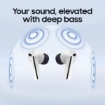 Samsung Galaxy Buds 3 FE (2025) True Wireless Bluetooth Earbuds, Gray | Active Noise Cancellation, Powerful Sound, Clear Calls, Long Lasting Battery, Hands Free AI [US Version, 2 Year Warranty] - Image 3