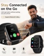 MorePro Health Fitness Tracker (Make/Answer Call), 24/7 Heart Rate Monitor with Blood Pressure, Blood Oxygen, Sleep Tracking, 120+ Sports Modes Smart Watch, Compatible with iOS Android - Image 3