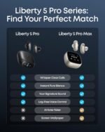 Soundcore Liberty 5 Pro,Guinness World Records-Certified Call Quality,Anker Thus™ AI Chip,Active Noise Cancelling Wireless Earbuds,Crystal-Clear Calls for Commute,Noisy Environments - Image 9