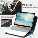 Smatree MS56 Hard EVA Protective Sleeve with Stand for 14 inch Lenovo ThinkPad L14 Gen 5, for IdeaPad 5/5i/Flex 5/Flex 5i 2 in 1, for Yoga 7i 2-in-1 Gen 9, for Chromebook Plus 2-in-1 | Compatible for 14 inch Lenovo ThinkPad L14 Gen 5, IdeaPad 5/5i/Flex 5/Flex 5i 2 in 1, Yoga 7i Gen 9, Chromebook Plus 2-in-1 - Image 4