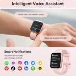 Smart Watches for Women, 1.85" HD Smartwatch Compatible iPhone/Samsung/Android (Answer/Make), Fitness Tracker with Heart Rate/Sleep/SpO2 Monitor, Smart Watch 3ATM Waterproof, 120+ Sport Modes, Alexa - Image 3