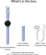 Google Pixel Watch 4 (41mm) - Android - 2 Years of Data- Heart Rate,Sleep & Fitness Tracking -30-Hour Battery -Polished Silver Aluminum Case - Iris Active Band - LTE (2025) -Google Pixel Watch app - Image 12