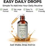 Velora Red Yeast Rice Cholesterol Cleanse, Velora Nutrition Citrus Bergamot Red Yeast Rice, Drops with Soursop, Olive Leaf, Vitamin C+d, Natural, Non-GMO, Vegan 2 Fl Oz (2Pc) - Image 4