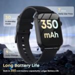 Smart Watch for Men, 120+ Sports Modes Smartwatch with 1.83" HD Touchsreen, Sleep Monitor, IP67 Waterproof, Bluetooth Call & Music Control Fitness Watch for iPhone/Android Black - Image 6