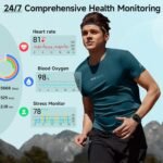 Smart Watch for Men Women, 1.8" Fitness Tracker for Android & iPhone, Answer/Make Calls, Alexa Built-in, Heart Rate/Sleep/SpO2 Monitor Smartwatch, IP68 Waterproof Watches 101+ Sport Modes, 2 Bands - Image 3