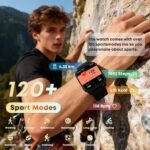 Smart Watch for Men, 120+ Sports Modes Smartwatch with 1.83" HD Touchsreen, Sleep Monitor, IP67 Waterproof, Bluetooth Call & Music Control Fitness Watch for iPhone/Android Black - Image 2