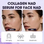 NAD Cream with Collagen & Retinol Anti Aging Face Moisturizer, Hyaluronic Acid, Day & Night Cream, For Wrinkles, Firming & Smoothing, For Dry, Crepey Skin 1.76 oz - Image 4