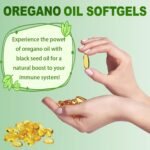 Pure Oregano Oil of Oregano with Black Seed Oil, 2 in 1 Organic Oregano Capsules for Immune Support & Overall Wellness, Non-GMO, Gluten Free, 300 Softgel - Image 7