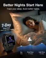 MorePro Health Fitness Tracker (Make/Answer Call), 24/7 Heart Rate Monitor with Blood Pressure, Blood Oxygen, Sleep Tracking, 120+ Sports Modes Smart Watch, Compatible with iOS Android - Image 6
