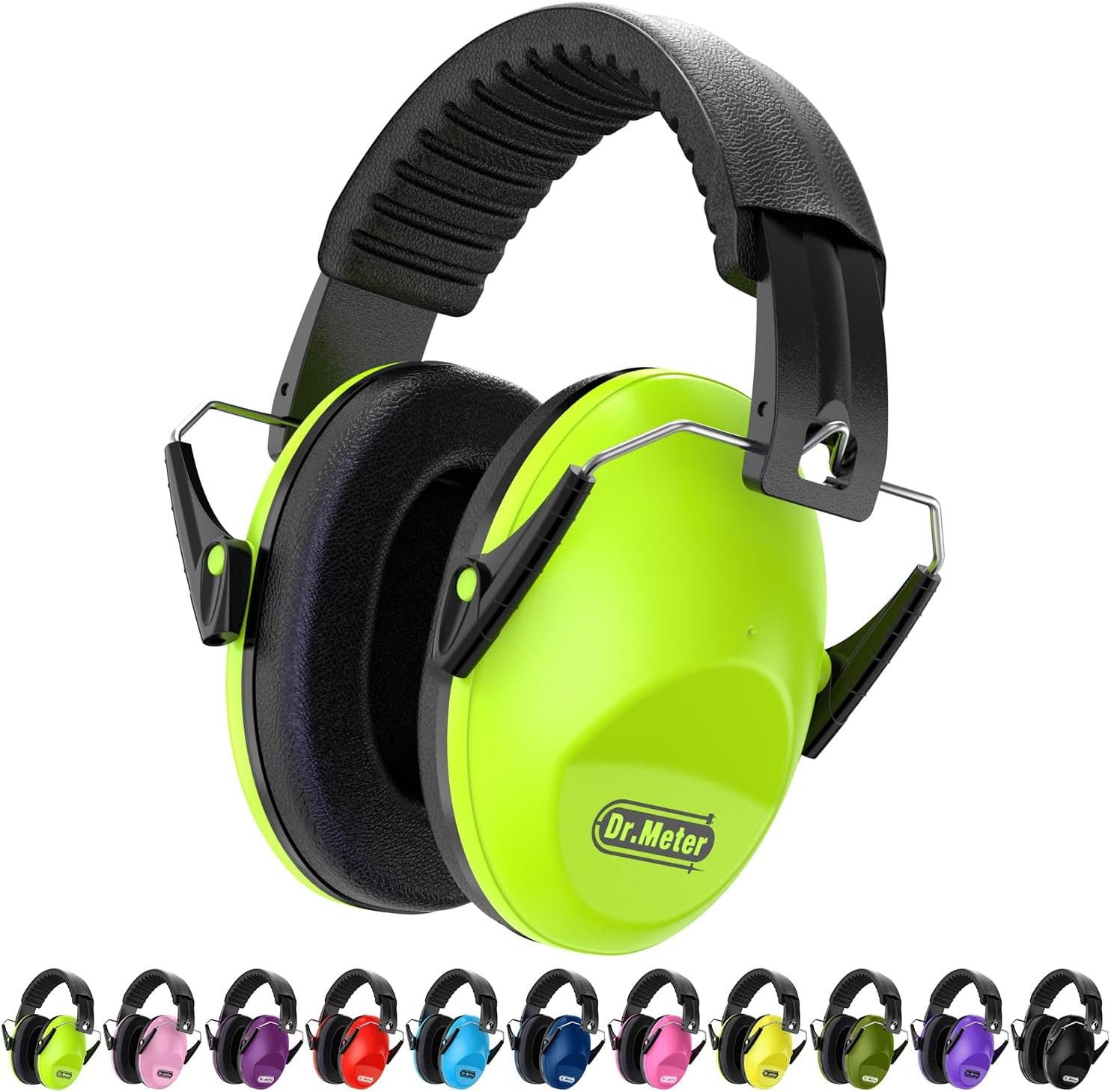 71SbowTZNmL._AC_SL1500_.jpg Dr.meter Ear Muffs for Noise Reduction: 27.4SNR Noise Cancelling Headphones for Kids Adults, EM100 Adjustable Hearing Protection Earmuffs for Monster Jam, Autism Sensory, Concerts, Fireworks - Image 1