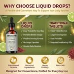 Velora Red Yeast Rice Cholesterol Cleanse, Velora Nutrition Citrus Bergamot Red Yeast Rice, Drops with Soursop, Olive Leaf, Vitamin C+d, Natural, Non-GMO, Vegan 2 Fl Oz (2Pc) - Image 2