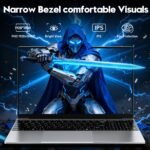 NIAKUN Laptop, Window 11 Pro Laptop Computer 2026, 15.6 Inch Lap Top, 16GB RAM 256GB SSD PC, M3-6Y30 Processor, FHD Display, WIFI5, BT4.2, Webcam, Office 365 for Business, School, Work, Student, Gray - Image 4