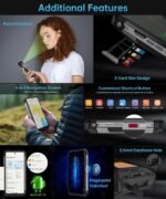 8849 Tank 2 Pro Phone, Rugged Android Smartphone with 23800mAh Big Battery | 6.79’’, Built-in Projector, Android 15, 512GB Unlocked 4G Heavy Duty Cell Phone OTG for Construction Survey Outdoor Camping - Image 9