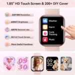 Smart Watches for Women, 1.85" HD Smartwatch Compatible iPhone/Samsung/Android (Answer/Make), Fitness Tracker with Heart Rate/Sleep/SpO2 Monitor, Smart Watch 3ATM Waterproof, 120+ Sport Modes, Alexa - Image 5