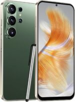 4G Smartphone Unlocked, 6.6" Incell HD Display, 4GB+32GB (Expandable to 256GB), 5000mAh Battery, 13MP+16MP Dual Camera, Android 12, Face Unlock, Triple Card Tray, OTG Support (Army Green)