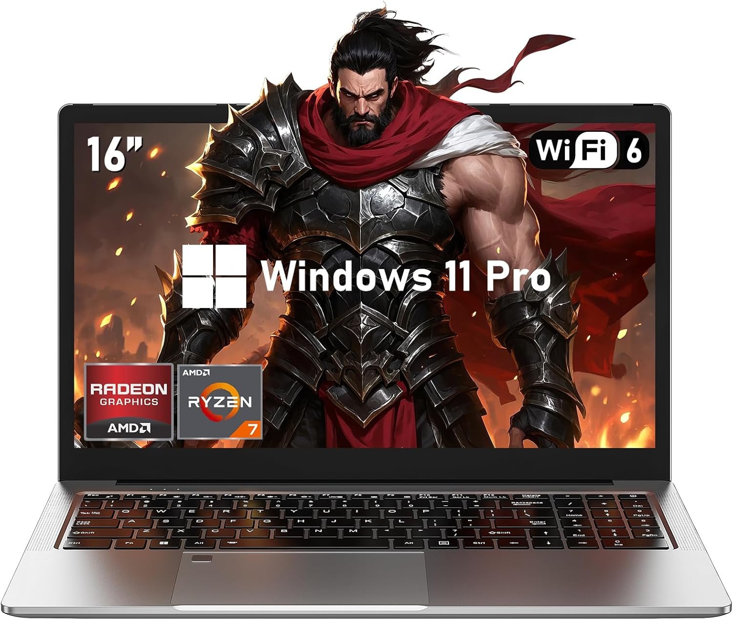 71WVggRdMaL._AC_SL1500_.jpg Gaming Laptop, 16 Inch Lap Top Computer 2026 with Ryzen 7 5825U Processor, 16GB DDR4, 1T SSD, Window 11 Pro, Backlit Keyboard, FHD Display 1920*1080P, WiFi 6, HDMI, for Student, Office, Business - Image 1