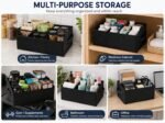 Supplement Storage Organizer, Fabric Vitamin Organizer with Handle, 6 Compartments Fitness Supplement Organizer, Kitchen Pantry Organization for Vitamin, Medicine, Fish Oil, Protein Powder - Image 6