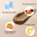 100% Natural Raw Batana Oil for Hair Growth, Unrefined & Organic Dr Sebi Hair Growth Oil From Honduras, Prevents Hair Loss, Eliminates Split Ends, Enhances Thickness 4.23 Fl Oz - Image 6