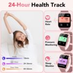 Smart Watch for Women, Answer/Make Call/AI Voice,1.85" HD Smartwatch Compatible for iPhone/Samsung/Android,120+Sport Modes Fitness Tracker with Heart Rate/Sleep Monitor, IP68Waterproof (2 Bands) - Image 5