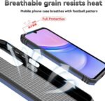 for Samsung Galaxy A16 5G Case with Camera Lens Cover HD Screen Protector, Dual Layer Military-Grade Drop Tested Magnetic Ring Holder Kickstand Protective Phone Case for Samsung Galaxy A16 5G (Navy) - Image 8