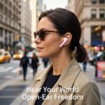 Defunc True Basic Wireless Earbuds, Bluetooth 6.0, Patented MultiTip Semi-in-Ear Design with Silicone Ear Wings, AI App Support, Quad Microphones,Waterproof, 22H Playtime, Secure Fit Earbuds (Pink) - Image 6
