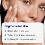 Bliss Vitamin C + Tri-Peptide Face Serum - Stabilized Vitamin C for Dark Spots, Fine Lines & Firmness - Brightening Serum with Collegen Boosting Peptides, Hyaluronic Acid, Squalane - 1 Fl Oz - Image 4