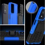 for Moto G Play 2024 Case with 2 Pack Screen Protector,Military Grade Shockproof, Heavy Duty Robust Bumper Cover with Kickstand for Motorola G Play 2024 Phone Blue - Image 7