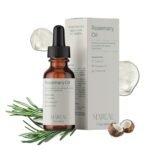 Pure Rosemary Oil for Hair Growth & Scalp Health | Infused with Castor & Coconut Oil | Hair Thickening & Regrowth Treatment for Women & Men | 100% Natural | Up to 3-Month Supply | 1.7 fl oz
