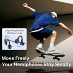 Kinglucky Open Ear Bone Conduction Headphones, 23.5g Ultra-Light Wireless Bluetooth 5.4 Sports Headphones, Comfortable Fit, IPX5 Waterproof for Running, Cycling, Workout, Walking - Image 5