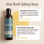 SOULSATION Pure Jojoba Oil for Skin, Hair, Face & Body – 100% Natural, Cold Pressed, Unrefined | Non-GMO, EWG Verified, Cruelty-Free, Vegan Moisturizing Oil for Dry Skin, Scalp & Beard 4oz - Image 6