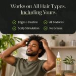Glossed By Nae Voodoo Hair Growth Oil - Infused with Rosemary, Lemongrass, Grapeseed & Castor Oil for Hair Growth, Scalp Itchiness & Dry Scalp - 4 Fl Oz - All Hair Types - Image 7